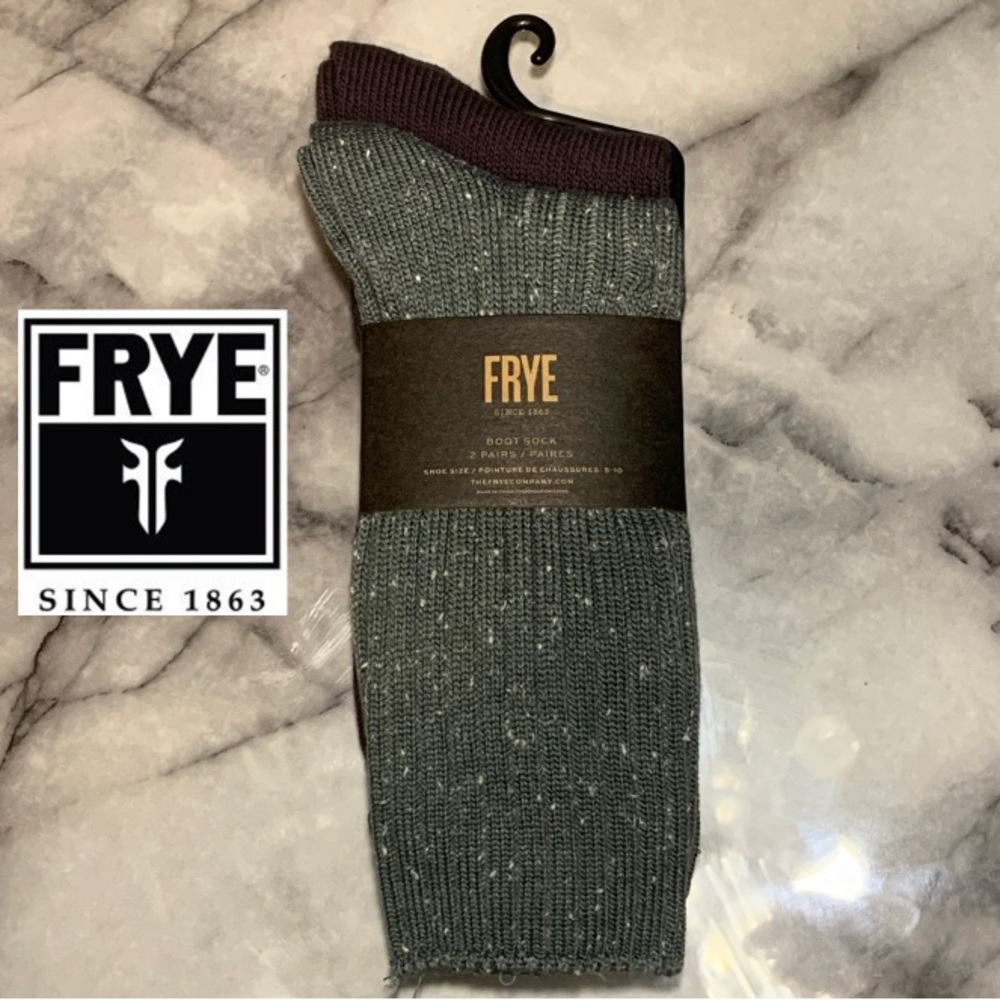 2 Pair Frye Women’s Super Comfortable Sweater Knit Boot Socks Size 5-10 NWT